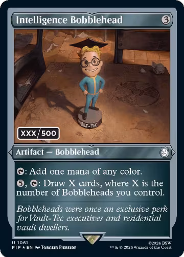 Intelligence Bobblehead (Serial Numbered) (1061) — card price