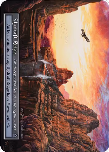 Updraft Ridge (Foil), Beta — Sorcery card price