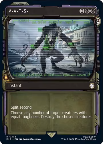 V.A.T.S. (Showcase) (333), Universes Beyond: Fallout — Magic card price