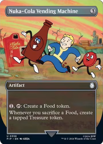 Nuka-Cola Vending Machine (Borderless) (358), Universes Beyond: Fallout — Magic card price