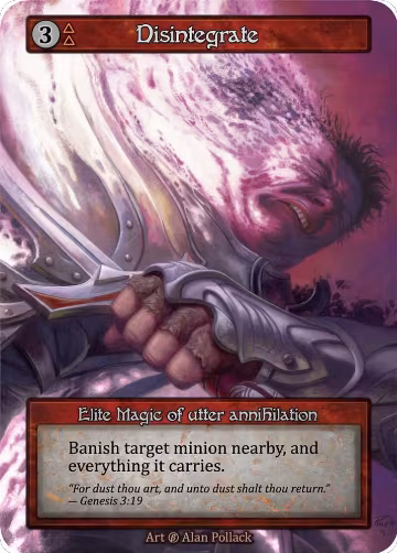 Disintegrate, Beta — Sorcery card price