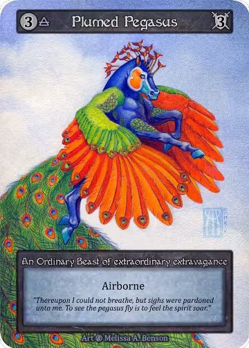 Plumed Pegasus, Beta — Sorcery card price