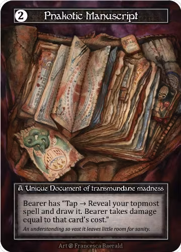 Pnakotic Manuscript (Foil), Beta — Sorcery card price