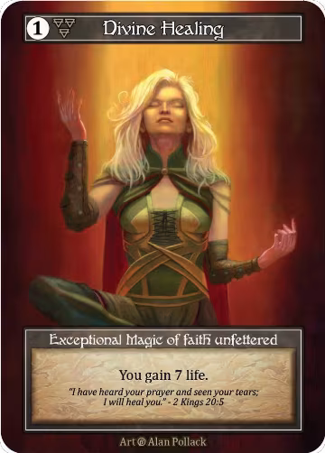 Divine Healing (Foil), Beta — Sorcery card price