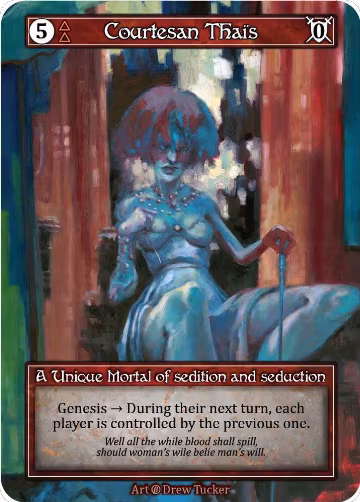 Courtesan Thaïs (Foil), Beta — Sorcery card price