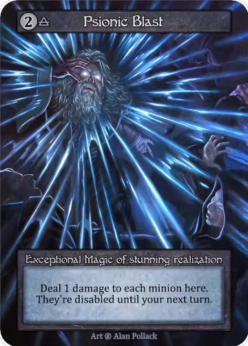 Psionic Blast, Beta — Sorcery card price