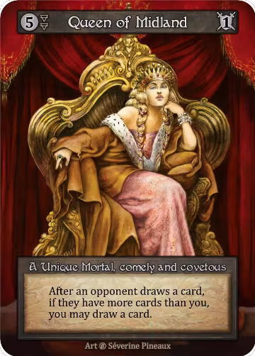 Queen of Midland, Beta — Sorcery card price
