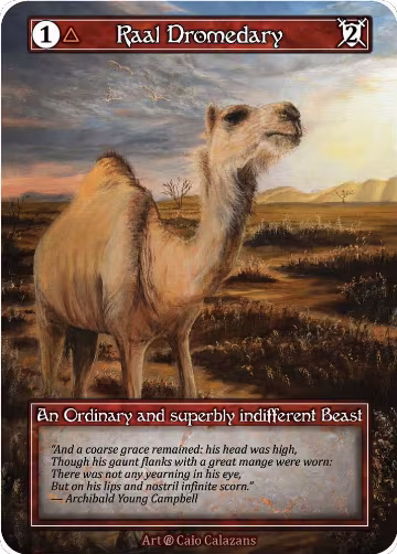 Raal Dromedary (Foil), Beta — Sorcery card price