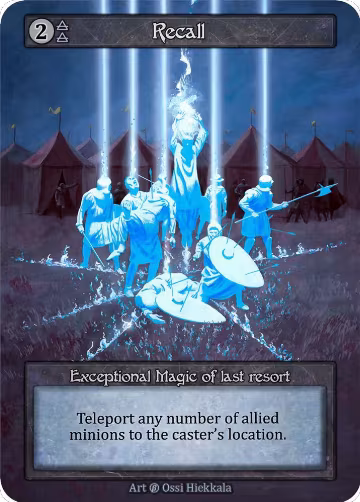 Recall, Beta — Sorcery card price