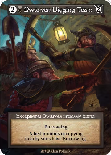 Dwarven Digging Team (Foil), Beta — Sorcery card price