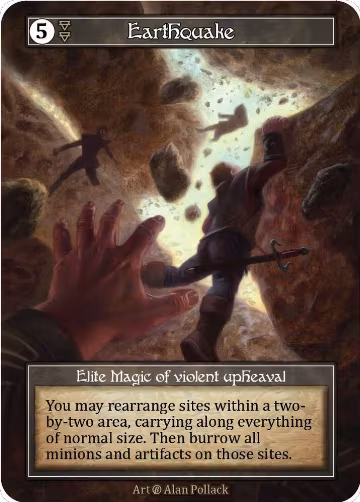 Earthquake (Foil), Beta — Sorcery card price