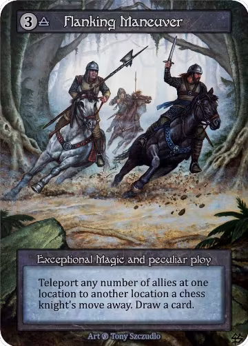 Flanking Maneuver, Beta — Sorcery card price