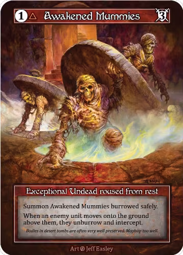 Awakened Mummies (Foil), Beta — Sorcery card price