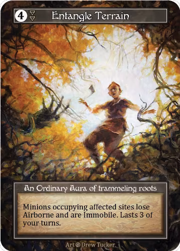 Entangle Terrain (Foil), Beta — Sorcery card price
