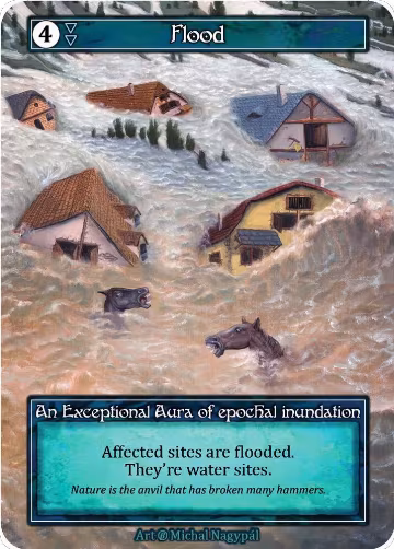 Flood (Foil), Beta — Sorcery card price