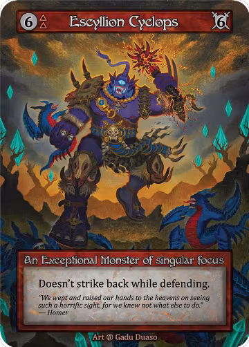 Escyllion Cyclops, Beta — Sorcery card price