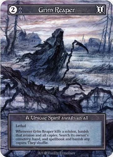 Grim Reaper (Foil), Beta — Sorcery card price