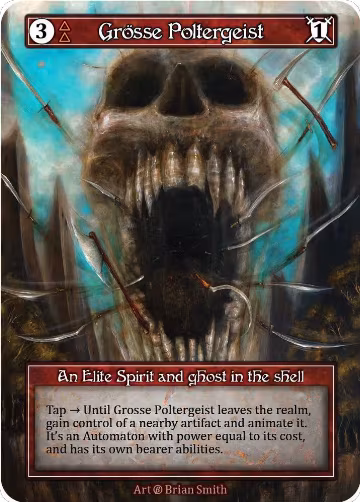 Grösse Poltergeist (Foil), Beta — Sorcery card price