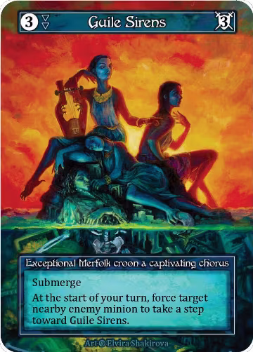 Guile Sirens (Foil), Beta — Sorcery card price