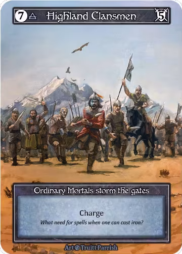 Highland Clansmen (Foil), Beta — Sorcery card price