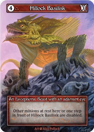 Hillock Basilisk (Foil), Beta — Sorcery card price