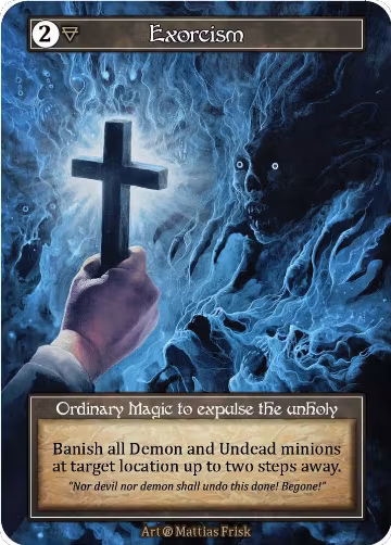 Exorcism (Foil), Beta — Sorcery card price