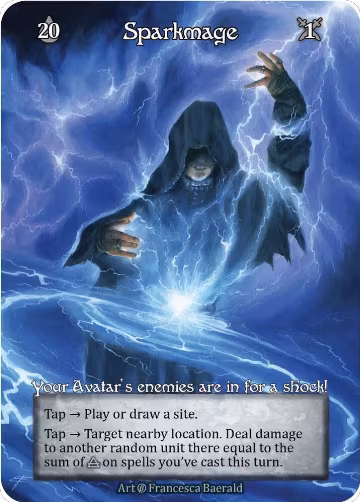 Sparkmage (Foil), Beta — Sorcery card price