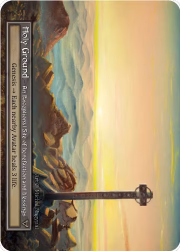 Holy Ground (Foil), Beta — Sorcery card price