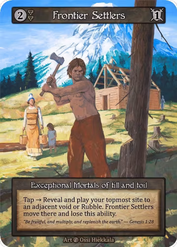 Frontier Settlers, Beta — Sorcery card price