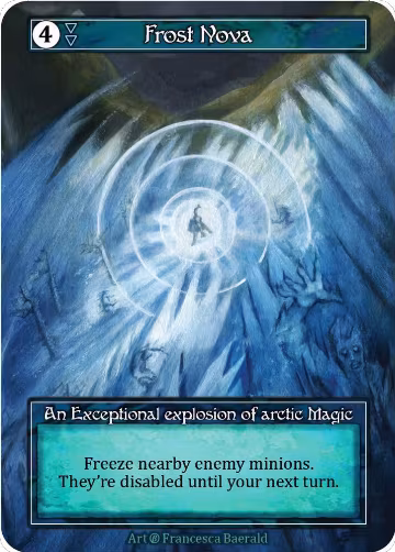Frost Nova (Foil), Beta — Sorcery card price