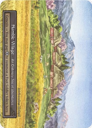 Humble Village (Foil), Beta — Sorcery card price