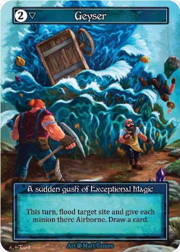 Geyser (Foil), Beta — Sorcery card price