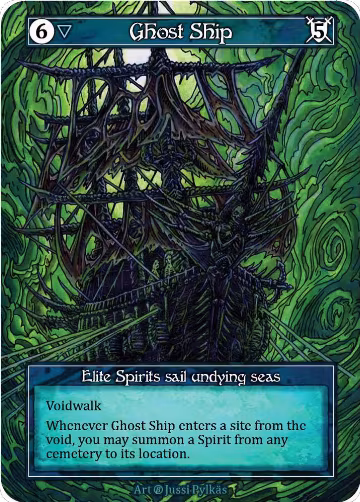 Ghost Ship (Foil), Beta — Sorcery card price