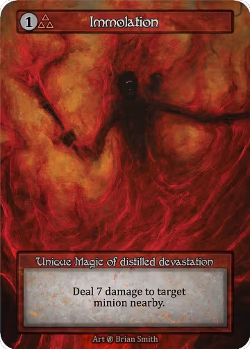 Immolation, Beta — Sorcery card price