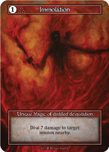 Immolation (Foil), Beta — Sorcery card price