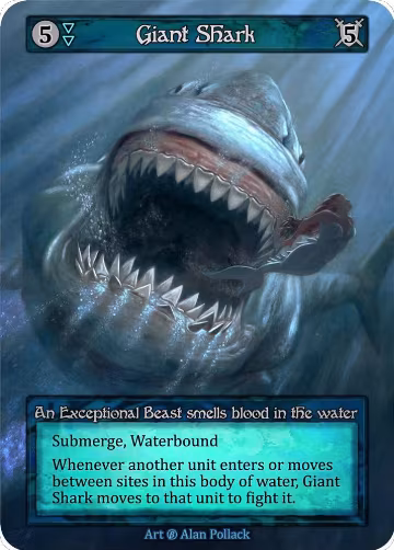 Giant Shark, Beta — Sorcery card price