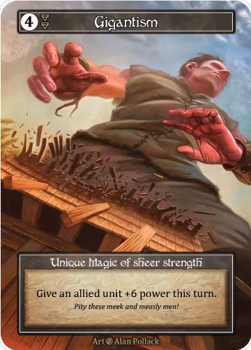 Gigantism (Foil), Beta — Sorcery card price