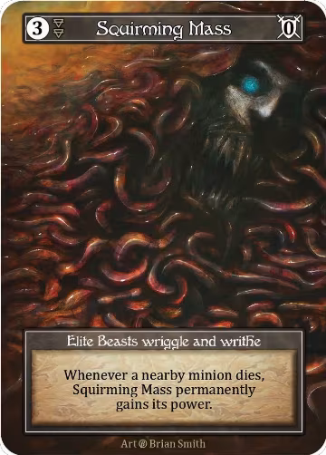 Squirming Mass (Foil), Beta — Sorcery card price