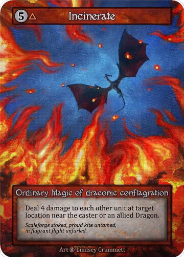 Incinerate, Beta — Sorcery card price