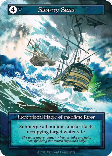 Stormy Seas (Foil), Beta — Sorcery card price
