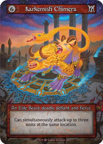 Karkemish Chimera, Beta — Sorcery card price