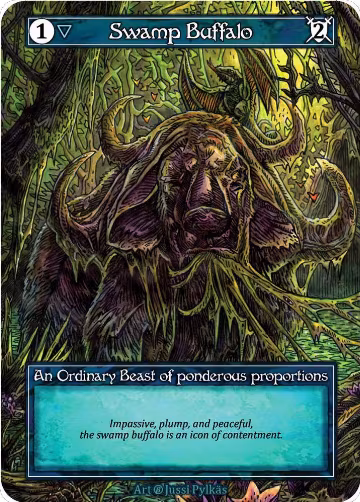 Swamp Buffalo (Foil), Beta — Sorcery card price