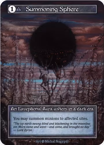 Summoning Sphere (Foil), Beta — Sorcery card price