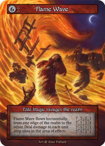 Flame Wave, Beta — Sorcery card price