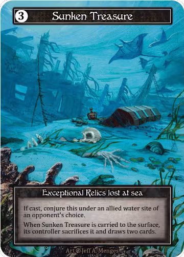 Sunken Treasure (Foil), Beta — Sorcery card price