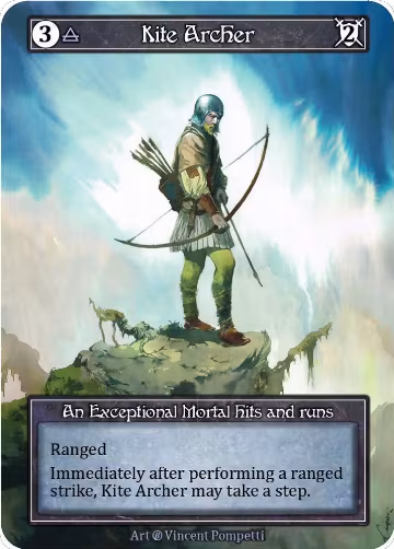 Kite Archer (Foil), Beta — Sorcery card price
