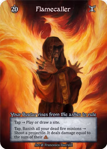 Flamecaller, Beta — Sorcery card price
