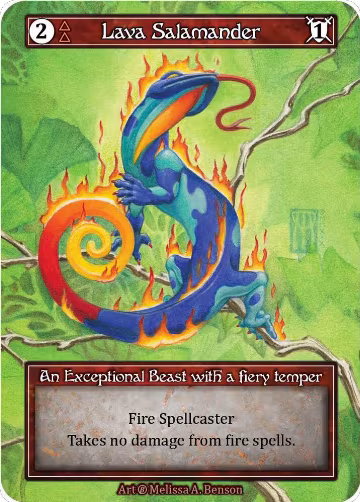 Lava Salamander (Foil), Beta — Sorcery card price