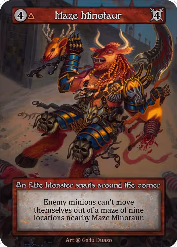 Maze Minotaur, Beta — Sorcery card price