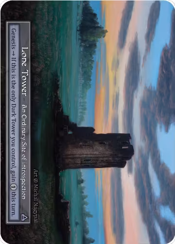 Lone Tower (Foil), Beta — Sorcery card price